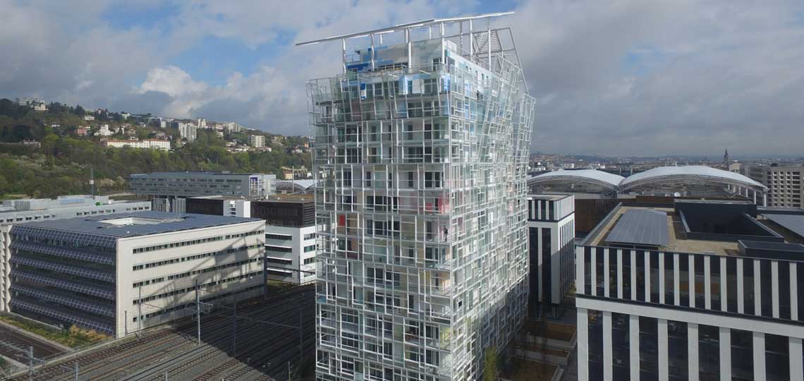 Immeuble Ycone à Lyon en acier galvanisé